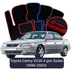 Velurové autokoberce OMEVO pro Toyota Camry XV20 4 gen Sedan (1996-2002)