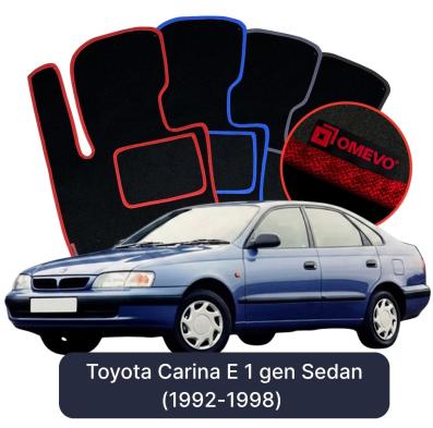 Velurové autokoberce OMEVO pro Toyota Carina E 1 gen Sedan (1992-1998)