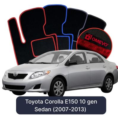 Velurové autokoberce OMEVO pro Toyota Corolla E150 10 gen Sedan (2007-2013)