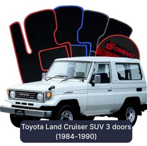 Velurové autokoberce OMEVO pro Toyota Land Cruiser SUV 3 dveře (1984-1990)