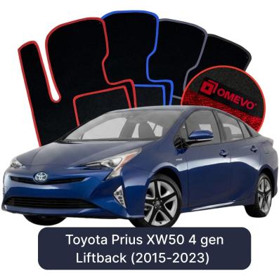 Velurové autokoberce OMEVO pro Toyota Prius XW50 4 gen Liftback (2015-2023)