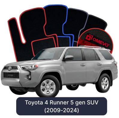 Velurové autokoberce OMEVO pro Toyota 4 Runner 5 gen SUV (2009-2024)