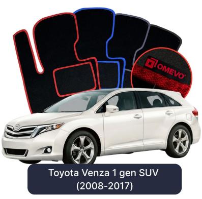 Velurové autokoberce OMEVO pro Toyota Venza 1 gen SUV (2008-2017)