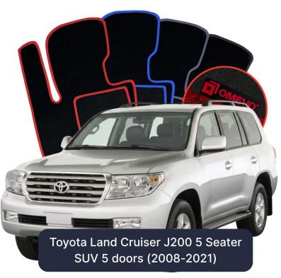 Velurové autokoberce OMEVO pro Toyota Land Cruiser 5 místný J200 SUV 5 dveří (2008-2021)