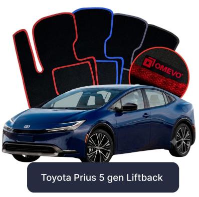 Velurové autokoberce OMEVO pro Toyota Prius  5 gen Liftback (2024-2026)