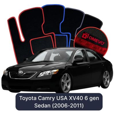 Velurové autokoberce OMEVO pro Toyota Camry wersja USA 6 gen Sedan (2006-2011)