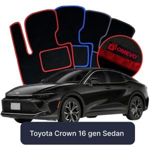 Velurové autokoberce OMEVO pro Toyota Crown 16 gen Sedan (2023-2025)