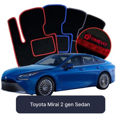 Velurové autokoberce OMEVO pro Toyota Mirai  2 gen Sedan (2020-2025)