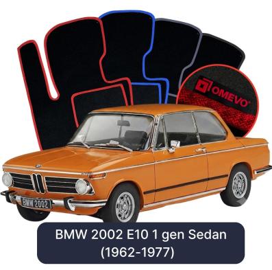 Velurové autokoberce OMEVO pro BMW 2002 E10 1 gen Sedan (1962-1977)