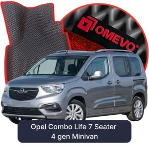 OMEVO 5D Pro Koberečky do Opel Combo Life 7 místný 4 gen Minivan (2018-2026)