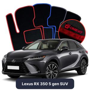 Velurové autokoberce OMEVO pro Lexus RX 350 5 gen SUV (2022-2025)