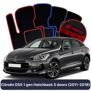 Velurové autokoberce OMEVO pro Citroën DS5 1 gen Hatchback 5 dveří (2011-2018)