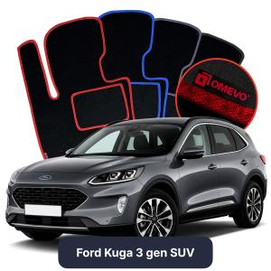 Velurové autokoberce OMEVO pro Ford Kuga 3 gen SUV (2019-2025)