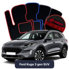 Velurové autokoberce OMEVO pro Ford Kuga 3 gen SUV (2019-2025)