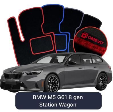 Velurové autokoberce OMEVO pro BMW M5 G61 8 gen Kombi (2023-2026)