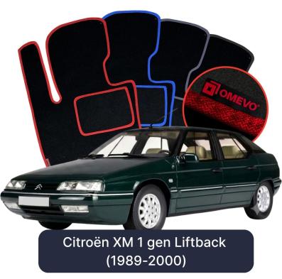 Velurové autokoberce OMEVO pro Citroën XM 1 gen Liftback (1989-2000)