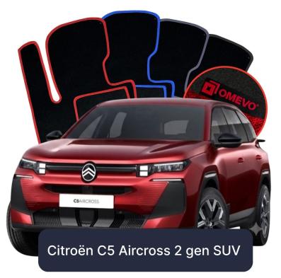Velurové autokoberce OMEVO pro Citroën C5 Aircross 2 gen SUV (2025-2026)