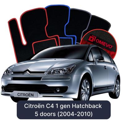 Velurové autokoberce OMEVO pro Citroën C4 1 gen Hatchback 5 dveří (2004-2010)