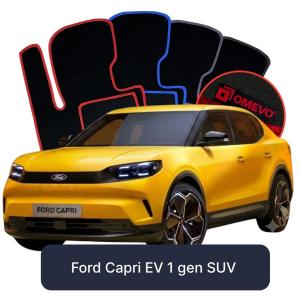 Velurové autokoberce OMEVO pro Ford Capri EV 1 gen SUV (2024–2025)