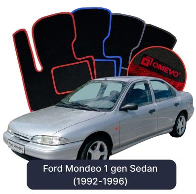 Velurové autokoberce OMEVO pro Ford Mondeo 1 gen Sedan (1992-1996)