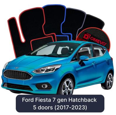 Velurové autokoberce OMEVO pro Ford Fiesta 7 gen Hatchback 5 dveří (2017-2023)