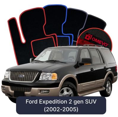 Velurové autokoberce OMEVO pro Ford Expedition 2 gen SUV (2002-2005)