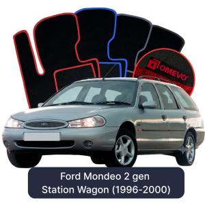 Velurové autokoberce OMEVO pro Ford Mondeo 2 gen Kombi (1996-2000)