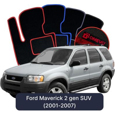 Velurové autokoberce OMEVO pro Ford Maverick 2 gen SUV (2001-2007)