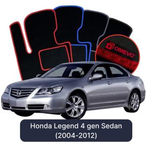 Velurové autokoberce OMEVO pro Honda Legend 4 gen Sedan (2004-2012)