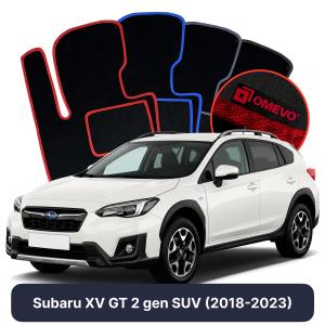 Velurové autokoberce OMEVO pro Subaru XV GT 2 gen SUV (2018-2023)