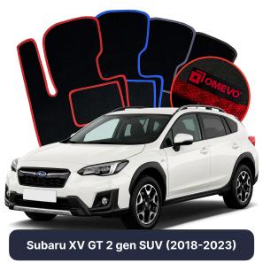 Velurové autokoberce OMEVO pro Subaru XV GT 2 gen SUV (2018-2023)