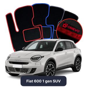 Velurové autokoberce OMEVO pro Fiat 600 1 gen SUV (2023-2025)
