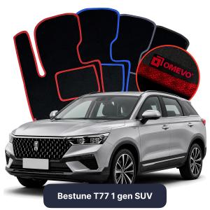 Velurové autokoberce OMEVO pro Bestune T77 1 gen SUV (2018-2025)