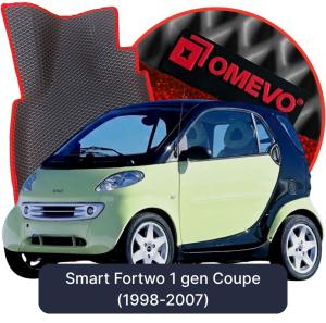 OMEVO 5D Pro Koberečky do Smart Fortwo 1 gen Kupé (1998-2007)