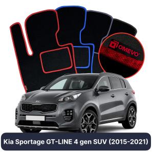 Velurové autokoberce OMEVO pro Kia Sportage GT-LINE 4 gen SUV (2015-2021)