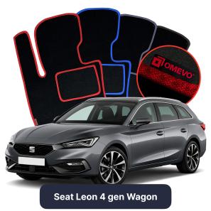 Velurové autokoberce OMEVO pro Seat Leon 4 gen Kombi (2020-2026)