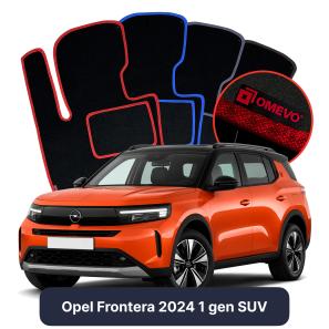 Velurové autokoberce OMEVO pro Opel Frontera 2024 1 gen SUV (2024-2025)