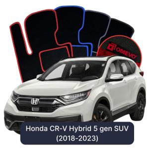 Velurové autokoberce OMEVO pro Honda CR-V Hybridní 5 gen SUV (2018-2023)