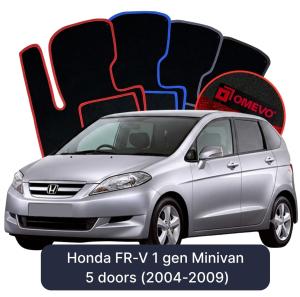 Velurové autokoberce OMEVO pro Honda FR-V 1 gen Minivan 5 dveří (2004-2009)