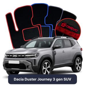 Velurové autokoberce OMEVO pro Dacia Duster Journey 3 gen SUV (2024-...)