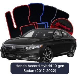 Velurové autokoberce OMEVO pro Honda Accord Hybridní 10 gen Sedan (2017-2022)