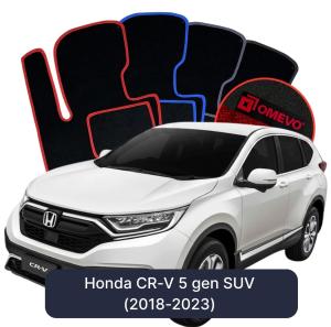 Velurové autokoberce OMEVO pro Honda CR-V 5 gen SUV (2018-2023)