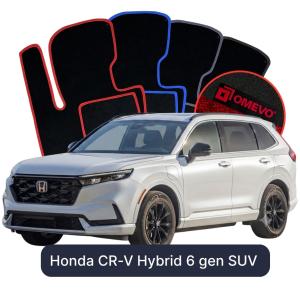 Velurové autokoberce OMEVO pro Honda CR-V Hybridní 6 gen SUV (2023-2025)