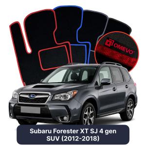 Velurové autokoberce OMEVO pro Subaru Forester XT SJ 4 gen SUV (2012-2018)
