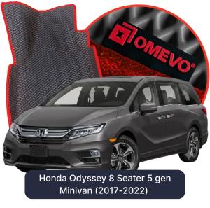 OMEVO 5D Pro Koberečky do Honda Odyssey 8 místný 5 gen Minivan (2017-2022)