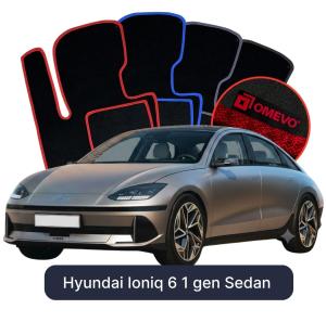 Velurové autokoberce OMEVO pro Hyundai Ioniq 6 1 gen Sedan (2022-2025)