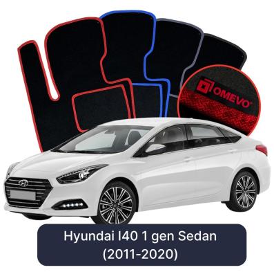 Velurové autokoberce OMEVO pro Hyundai I40 1 gen Sedan (2011-2020)