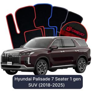 Velurové autokoberce OMEVO pro Hyundai Palisade 1 gen SUV (2018-2025)