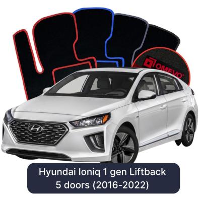 Velurové autokoberce OMEVO pro Hyundai Ioniq 1 gen Sedan (2016-2022)