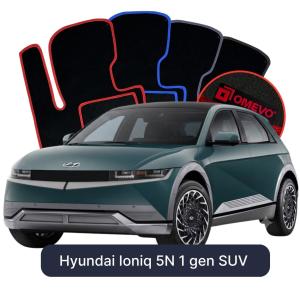 Velurové autokoberce OMEVO pro Hyundai Ioniq 5N 1 gen SUV (2023-2025)